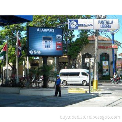 electronic p20 waterproof outdoor advertising led display w